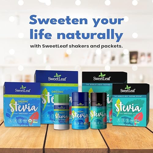 Miniatura 9 de Sweet Leaf Edulcorante - Orgánico - Stevia - 70 unidades - 95% + orgánico - Usa SweetLeaf en lugar de azúcar - Paquete de 2