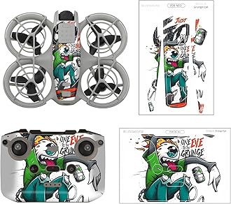 Neo Skin Stickers Set for DJI Neo Drone and Remote, Waterproof Drone Skin PVC Sticker Decal, Anti-Scratch Protective Film for DJI Neo Accessories (6)