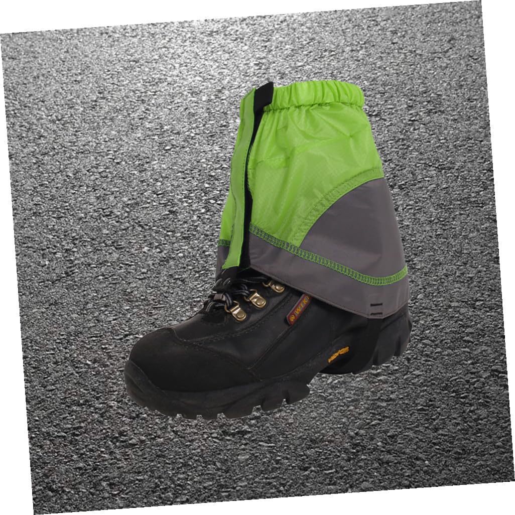 BESPORTBLE Lot De 3 Paires De Guêtres De Cheville Légères Et Essentielles pour Chaussures De Randonnée Vert Gris Non-