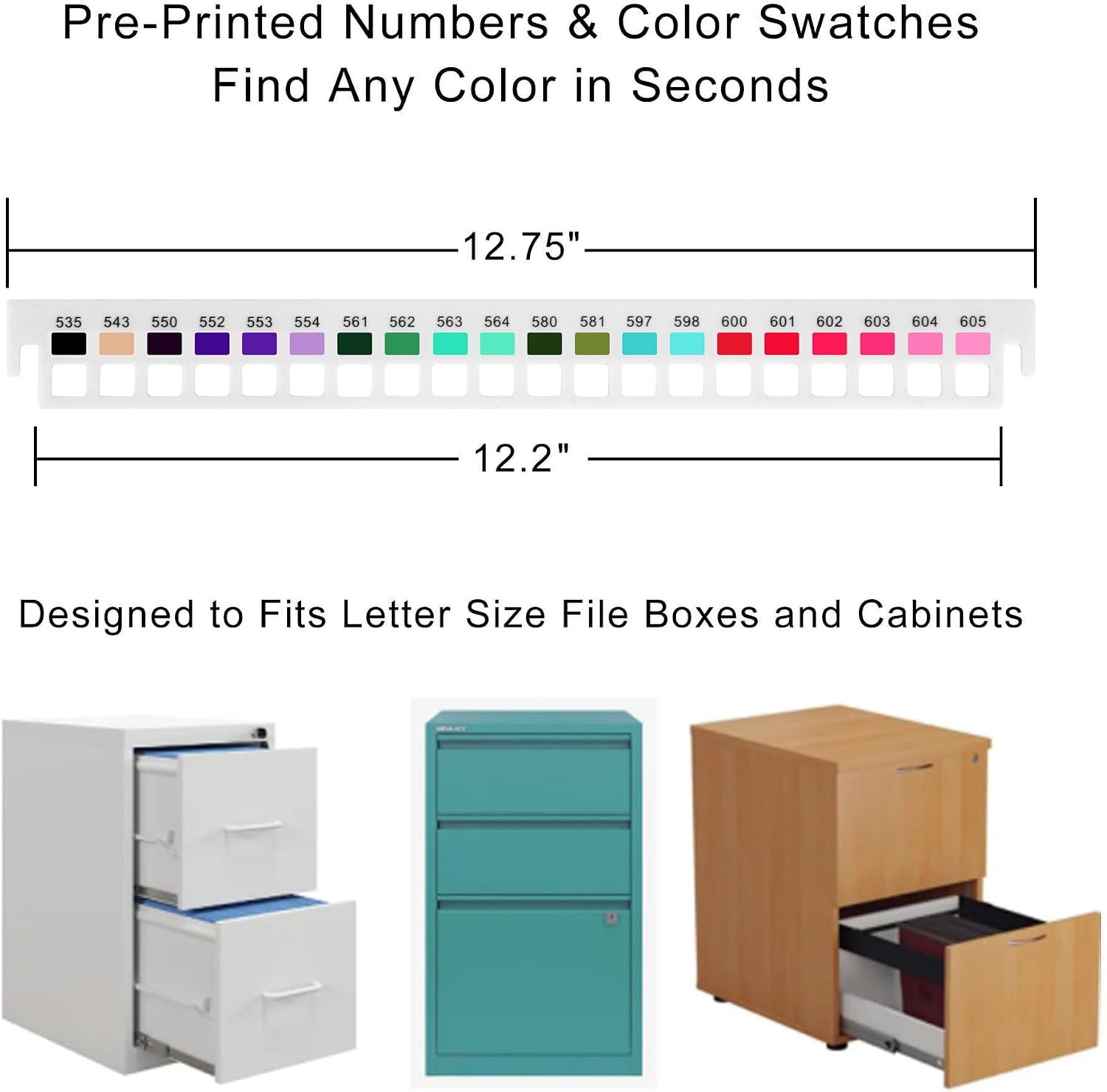 500 Colors Acrylic Bar Embroidery Floss Organizer System