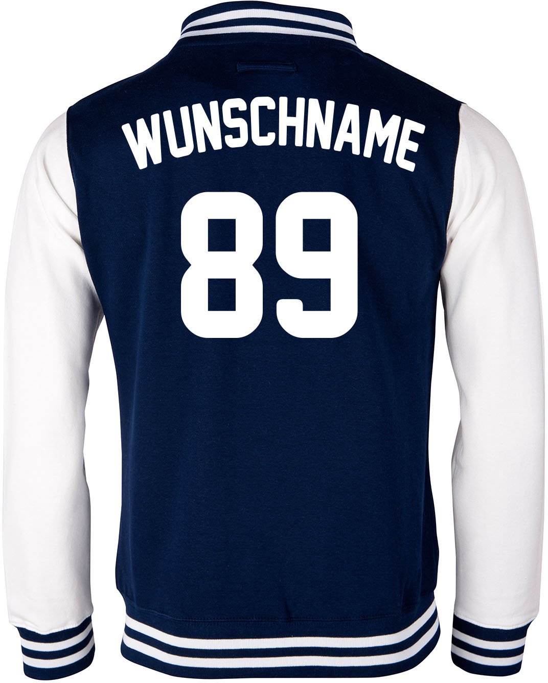 Damen Herren Kinder College Jacke Athletic mit Wunschnamen und Wunschnummer | Baseball Jacke |