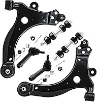 Vista 217 de Detroit Axle - Kit de suspensión delantera RWD para Chrysler 300 Dodge Challenger Charger Magnum, brazos de control superior con barras