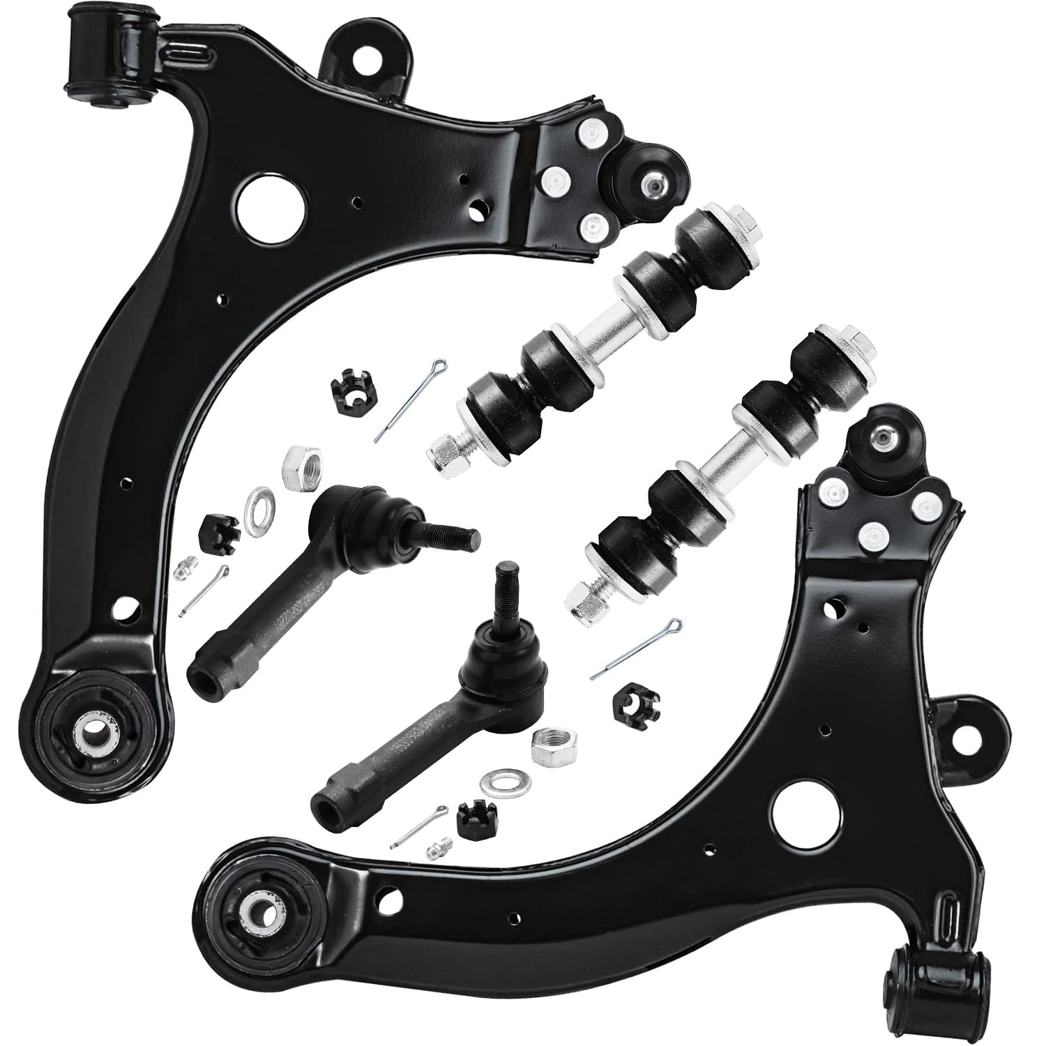 Detroit Axle - 6pc Front End Control Arms Kit for Chevy Impala Monte Carlo