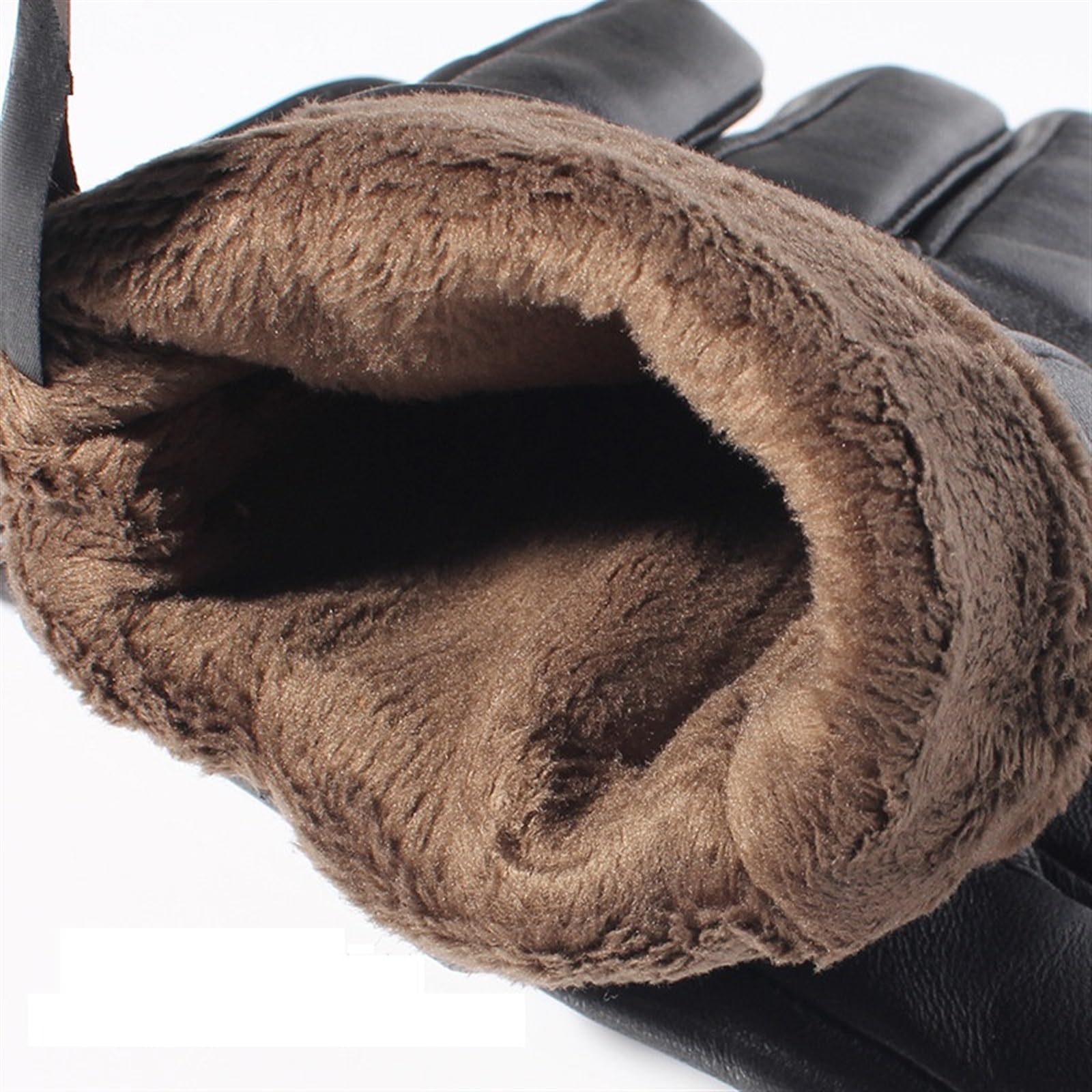 Guantes,Guantes de esquí Guantes de Invierno Guantes de Hombre Guantes de conducción con Forro Negro con Pantalla táctil
