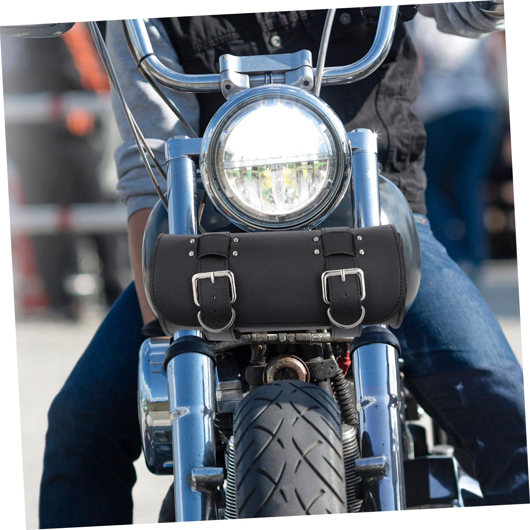 1pezzi Borsa Laterale per Bici Resistente per Smartphone Portafogli Chiavi Pompa Lucchetto Attrezzi Facile Installazione e Rimozione senza Sfregamento