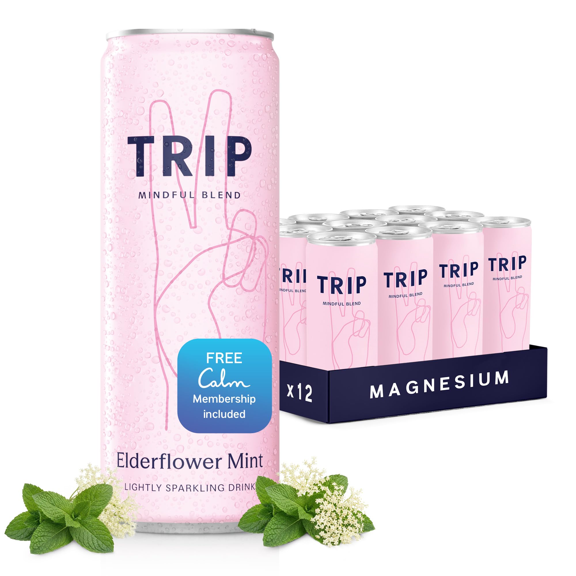 Amazon.com : TRIP Lightly Sparkling Adaptogen Drink, Non Alcoholic
