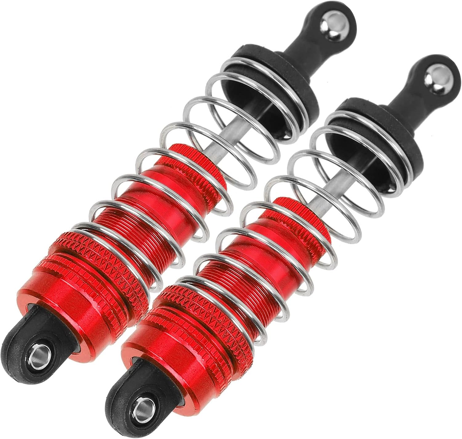 RC Damper Oil, RC Damper Aluminium Alloy for MN86 MN86S MN86K MN86KS 1/12 RC Cars(red)