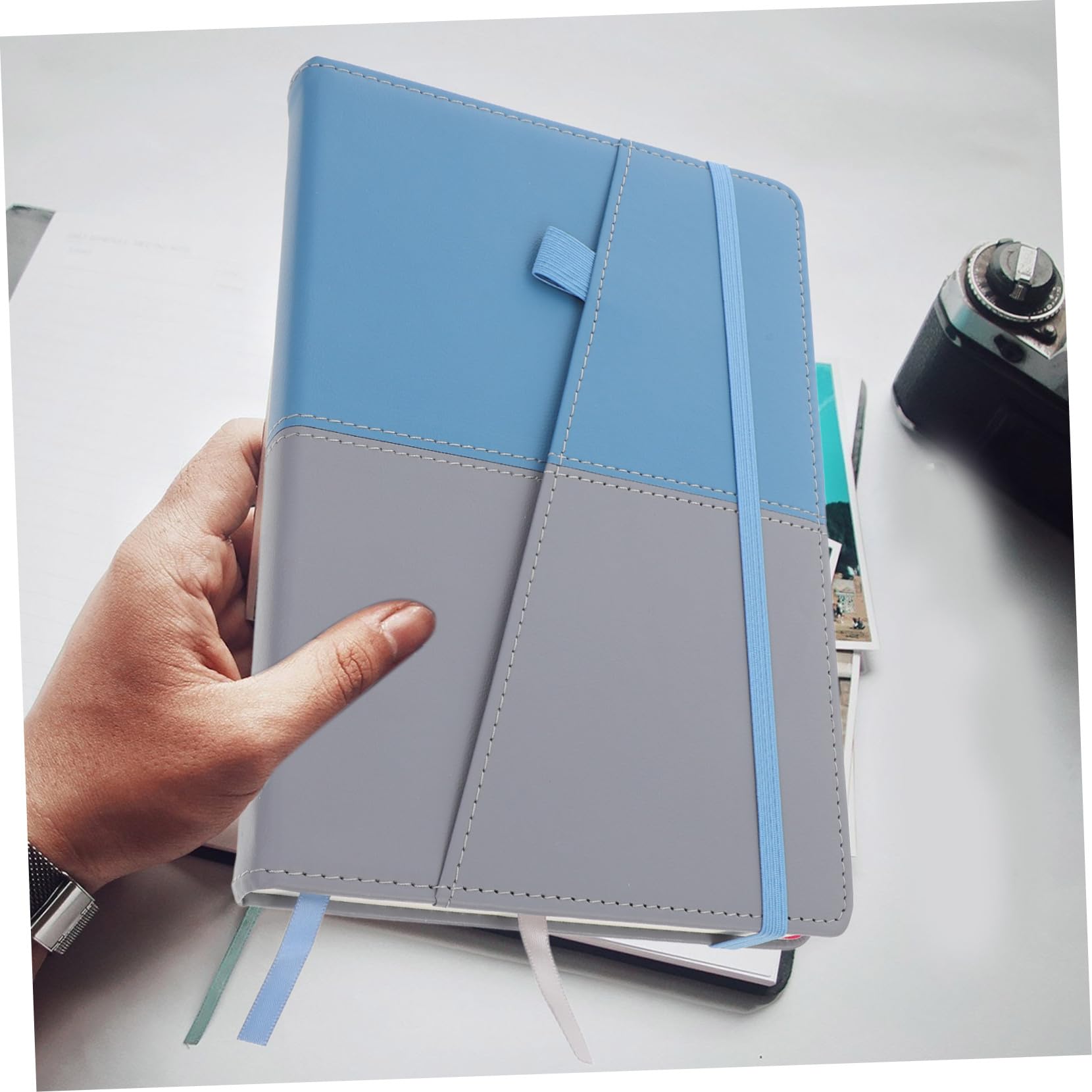 Carnet de Mots de Passe en Pu et Papier avec Onglets Alphabétiques Design Simple et Pratique Bloc-notes Multifonction pour Enregistrer Mot de Passe Format A5