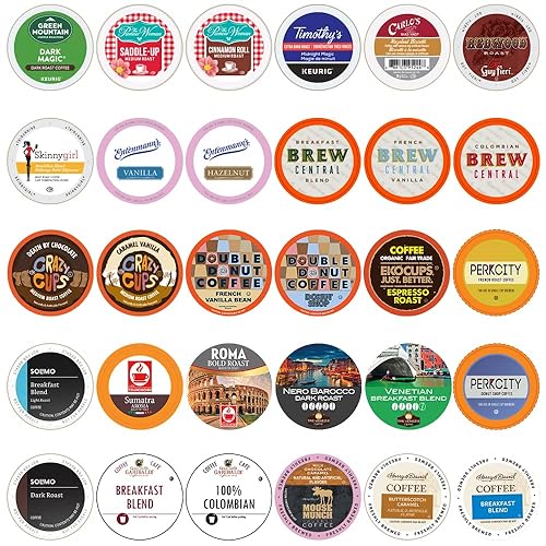 Vista 7 de Paquete variado personalizado de cápsulas de café, tostado oscuro y sabores atrevidos, tazas individuales para máquinas Keurig K-Cup, surtido