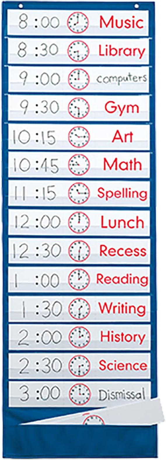 Lauri Scheduling Pocket Chart