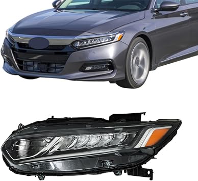 waltyotur Headlight Assembly Replacement for Accord LH