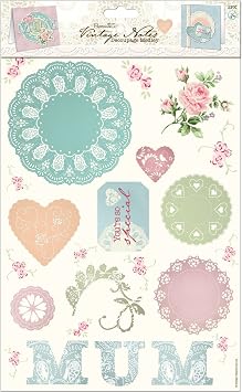 docrafts Papermania Vintage Notes Decoupage Pack 2/Sheets-Mum