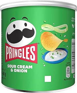 برينجيلز بنكهة الكريما الحامضة و البصل , 40 غرام