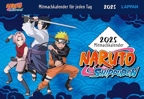Naruto Shippuden 2025 Mitmachkalender für jeden Tag: Tagesabreißkalender (Naruto the Movie)