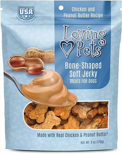 Miniatura 3 de Loving Pets - Cecina suave para masticar (receta en forma de hueso, pollo y queso) Golosinas para perros fabricadas en Estados Unidos