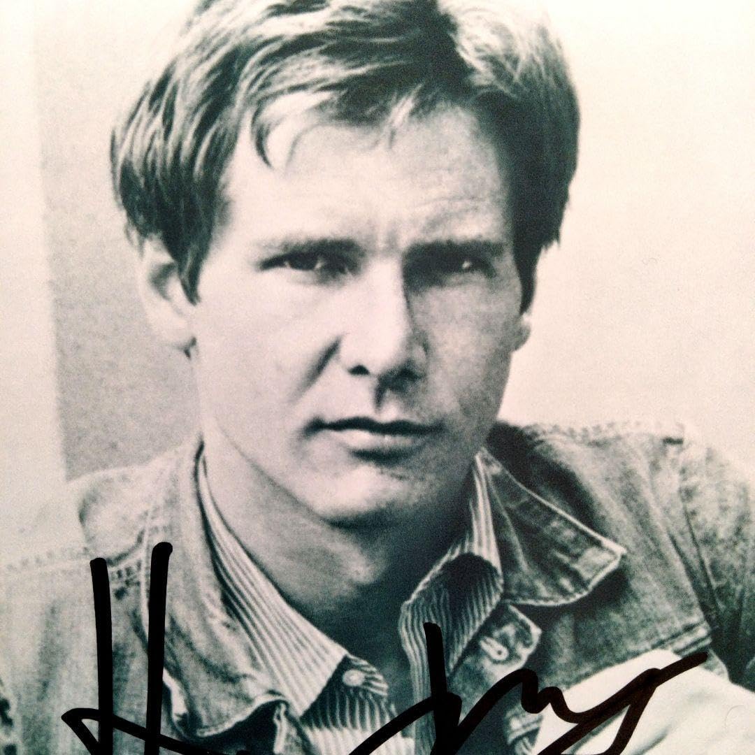 ハリソンフォード直筆サイン入り2Lサイズ写真…スターウォーズ