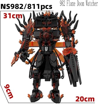 Toilet Titan Building Blocks Toy Cameraman Speakerman Clock TV Man Monitor Action Figure Model Horror Game Multiverse Upgraded Adults Kids Fans Collectible Animation Birthday Gift ﻿ C