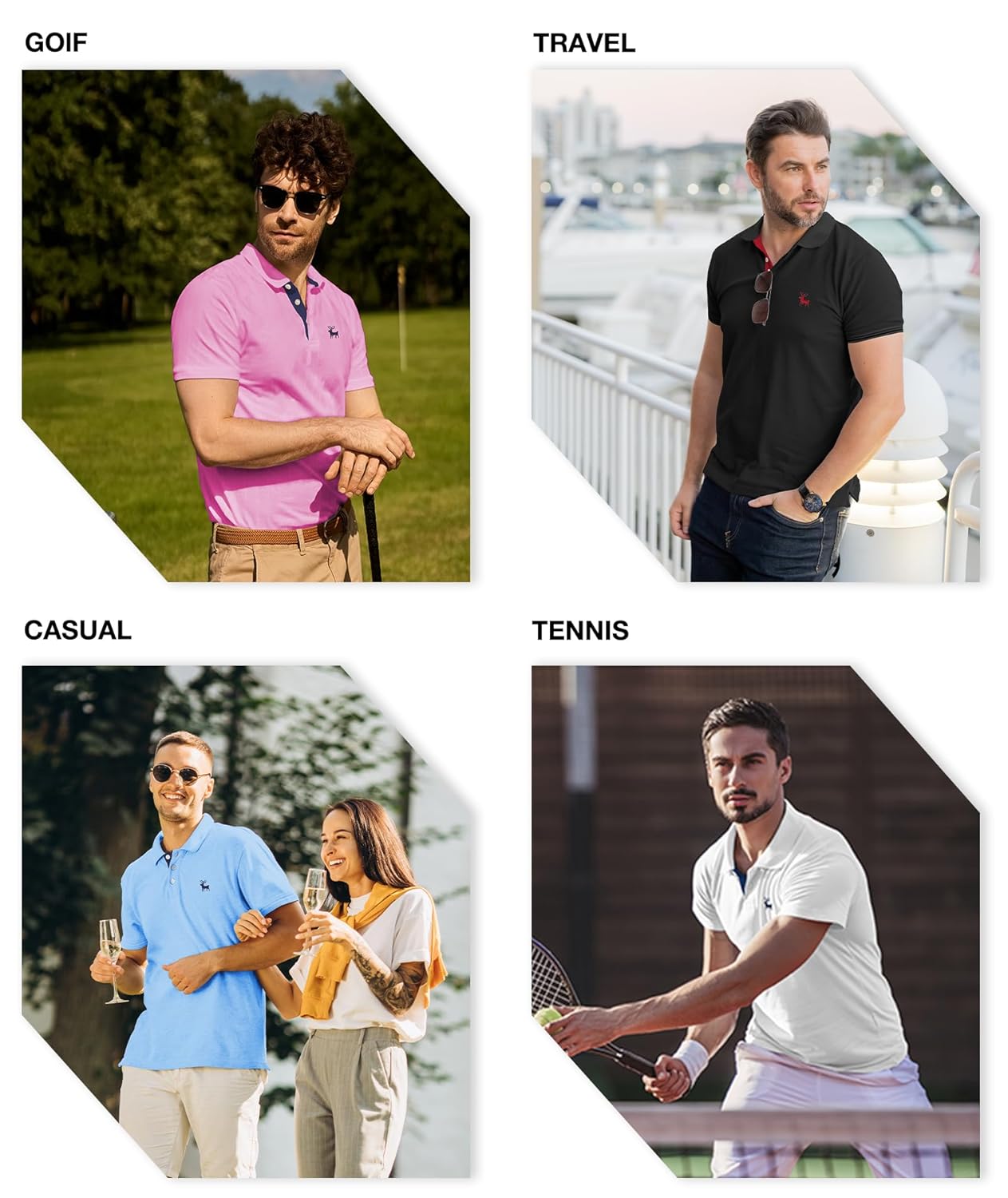 V VALANCH Camisa polo masculina manga curta golfe absorção de umidade casual gola polo tênis, rosa, 3G em promoção! Veja a oferta e mais achadinhos de Camisetas 2 Hoje é o melhor dia para comprar V VALANCH Camisa polo masculina manga curta golfe absorção de umidade casual gola polo tênis, rosa, 3G com aquele preço maroto! Promoção! Aproveite a oferta! 2