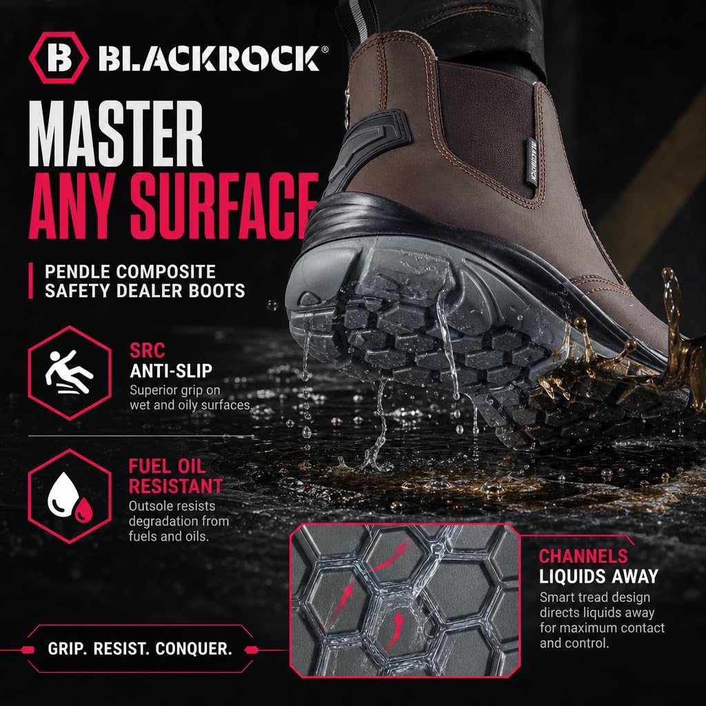 Blackrock Bottes de sécurité en composite Dealer, avec embout composite