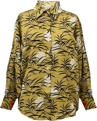 Beach Shirt With Hand Embroidered Details