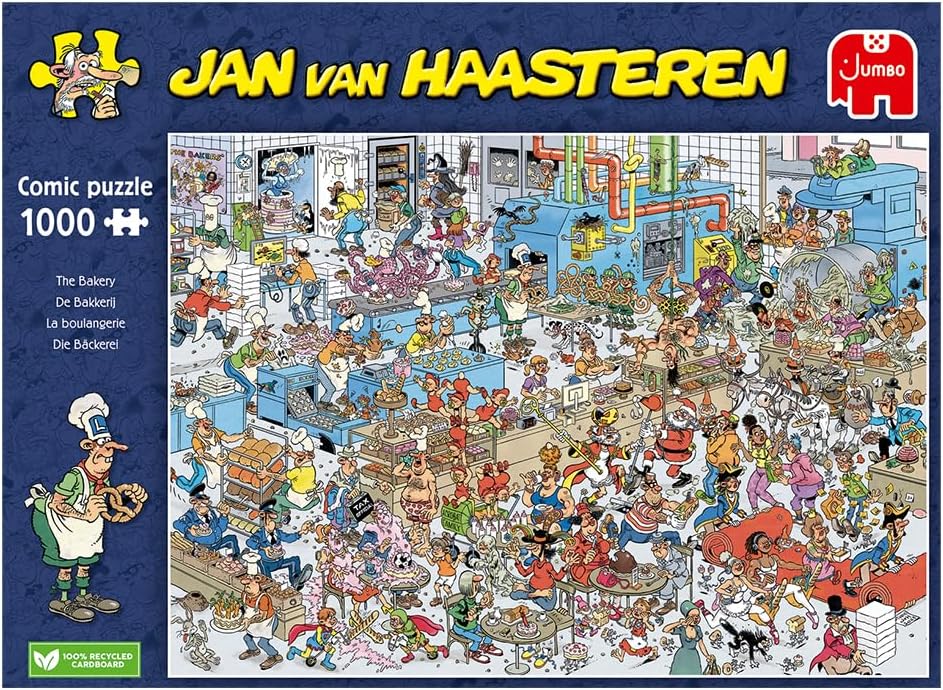 Jan Van Haasteren The Bakery | Jigsaw Puzzle for Adults 1000 Pieces | 68 x 49cm Puzzle | Jumbo