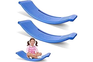 2-Pack Teeter Popper Boards for Kids: Wobble, Balance, and Learn