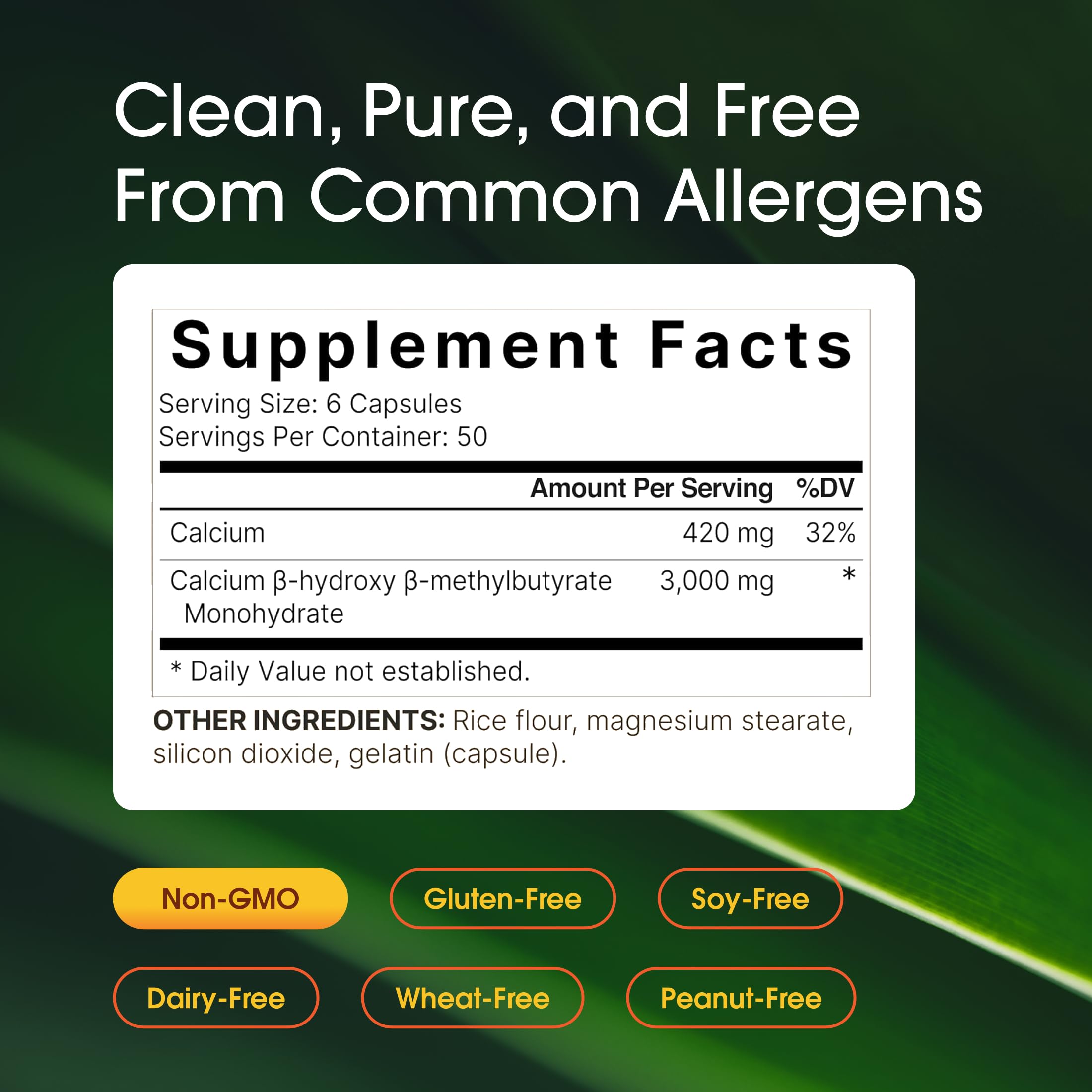 NatureBell HMB 3,000mg, 300 Capsules — Amazon image 3