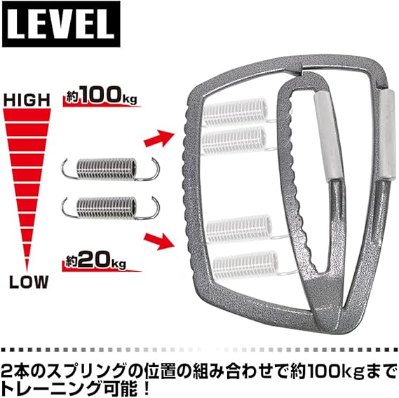 Amazon Grong グロング ハンドグリップ 握力グリッパー スーパーグリッパー 100kg Grong グロング 握力トレーナー Amazon Grong グロング ハンドグリップ 握力グリッパー スーパーグリッパー 100kg Grong グロング 握力トレーナー