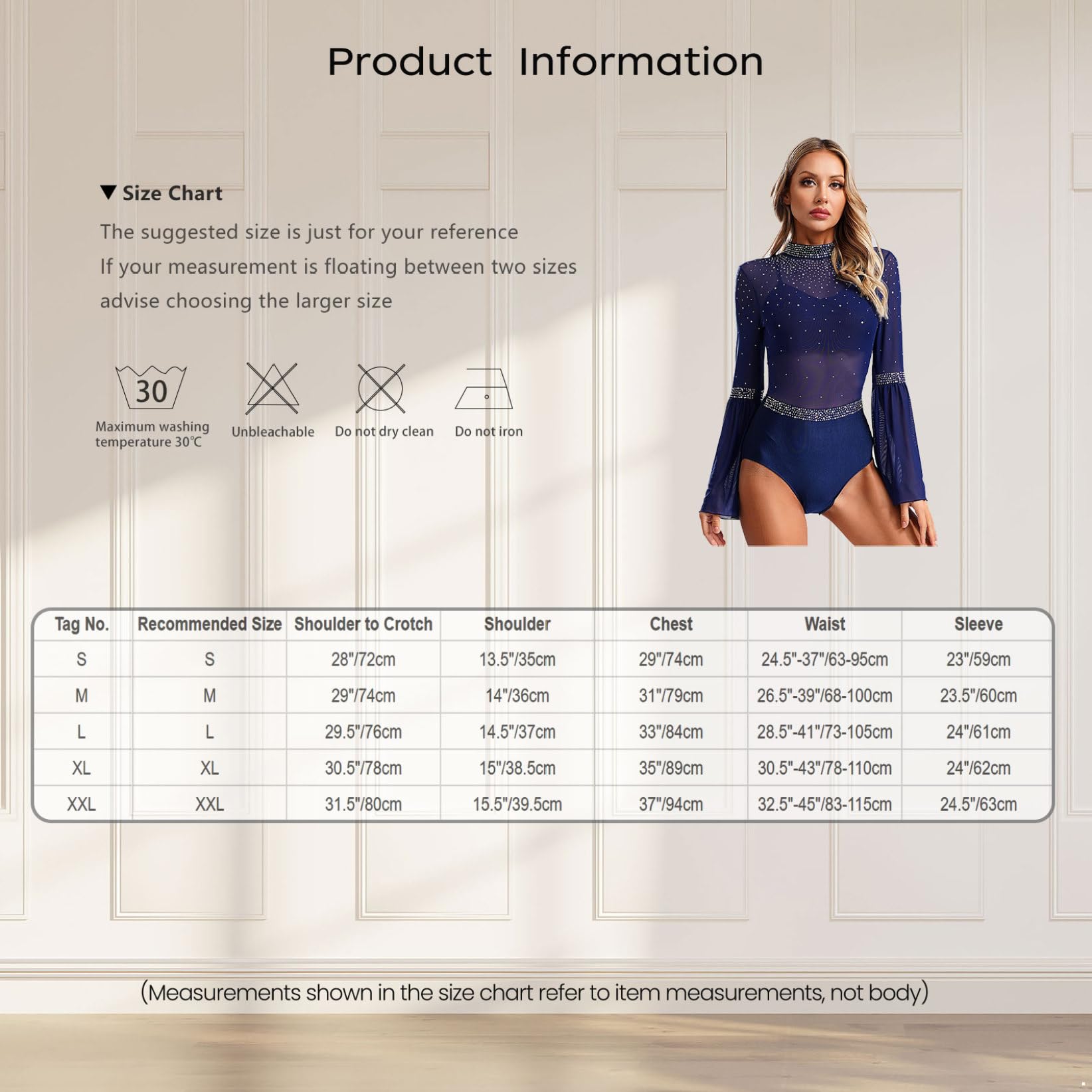 Donna Body da Danza Classica Moderna Senza Schienale con Strass Abito da Ginnastica Pattinaggio Artistico Bodysuit da Balletto Leotard Dancewear