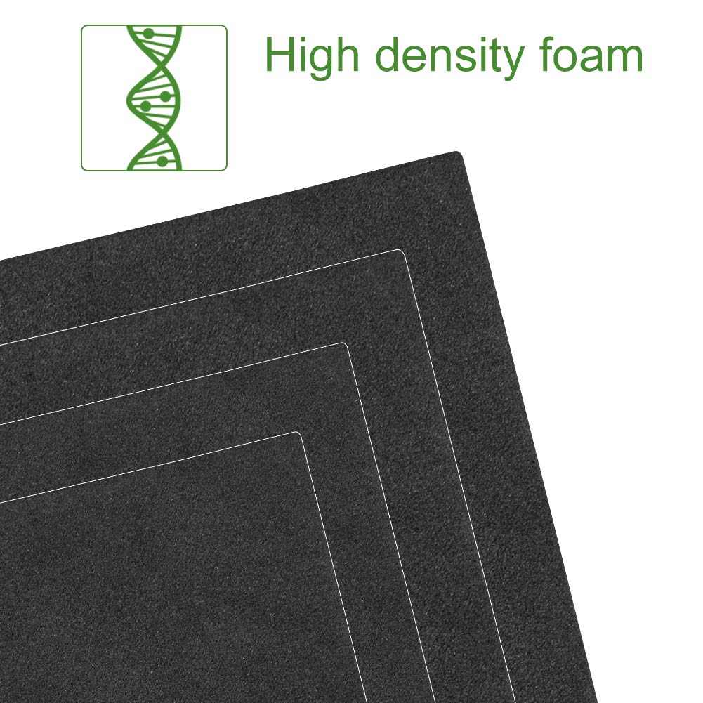 Buy Closed Cell Foam Padding Tape,Adhesive Neoprene Sheets,8 Pcs 4in x