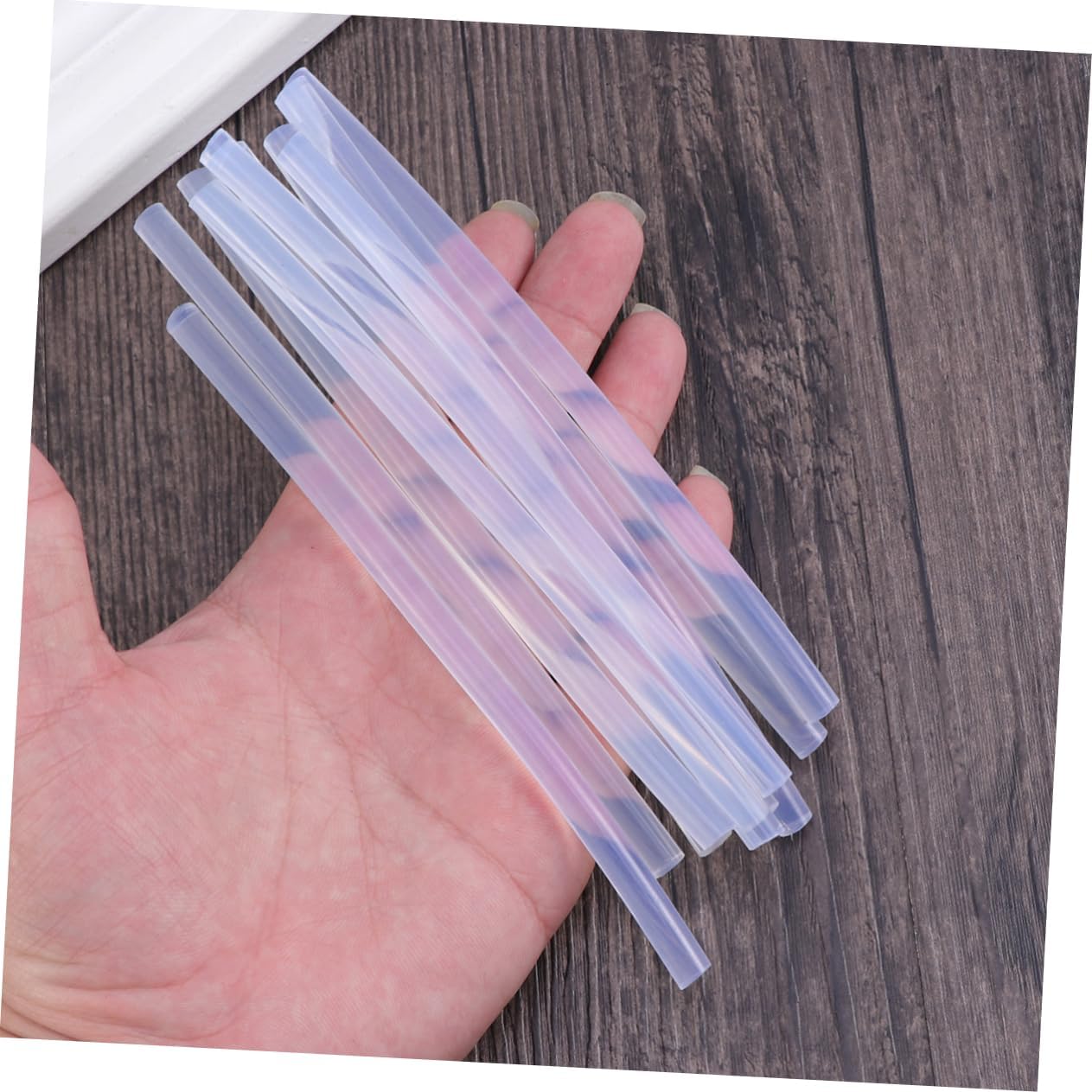 STOBOK 50pcs Transparent Hot Melt Glue Sticks Odor Adhesive for More Crafting and DIY Repair Tool