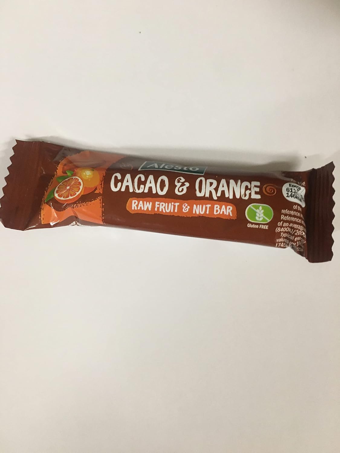 alesto cacao & orange raw fruit & nut protein bar 35g Amazon.co.uk
