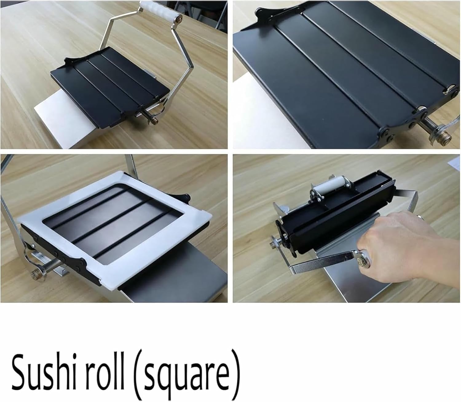 Sushi Roll Making Machine, Manual Round Sushi Mold, Desktop Sushi Maker,for Restaurants, Kitchens, Snack Bars (35mm)
