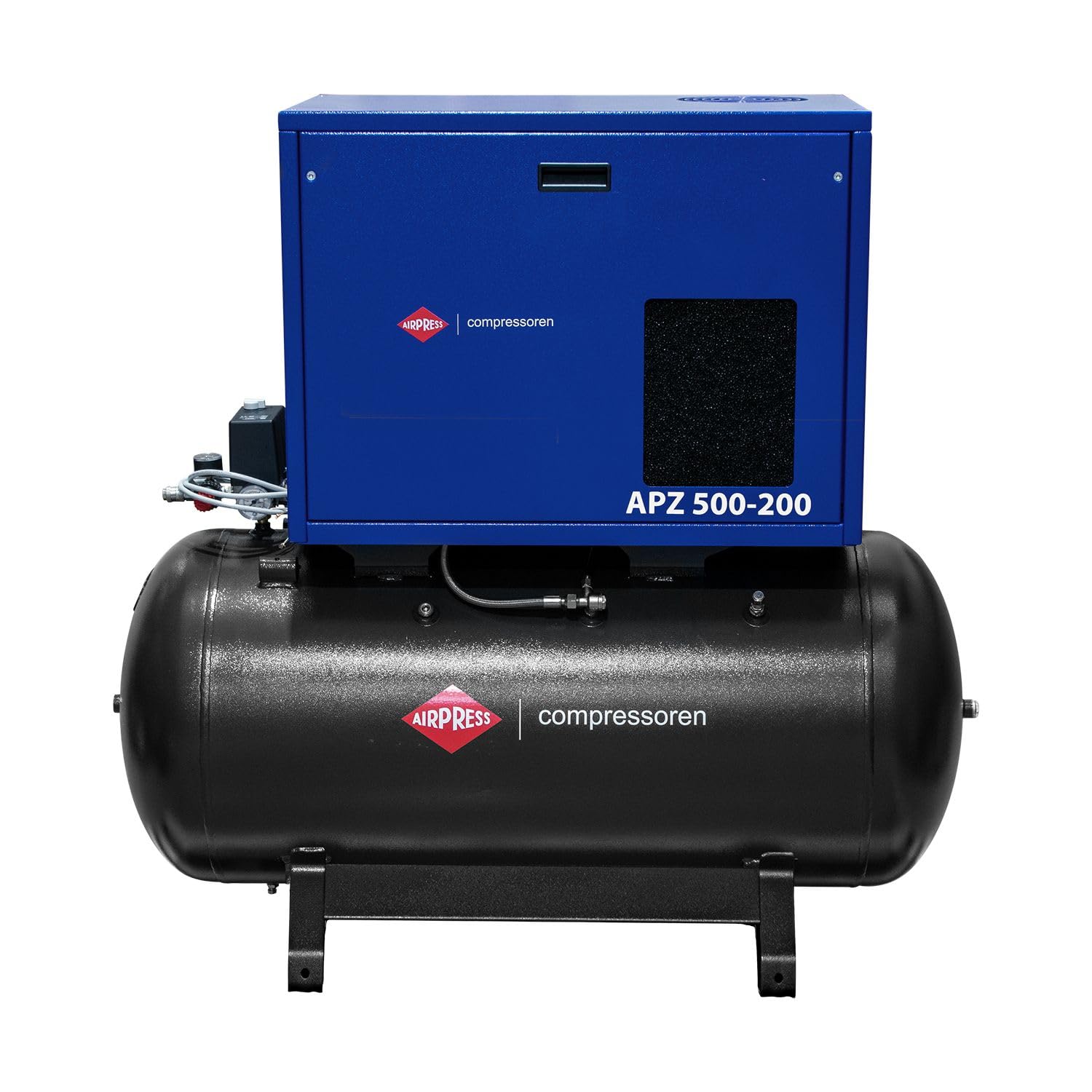 Silent compressor APZ 500-200 10 bar 4 CV/3 kW 378 l/min 200 l