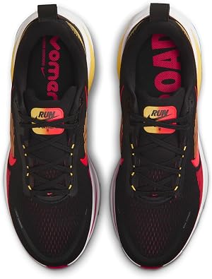 Nike Vomero 18 Men's Road Running Shoes (Black/Light Crimson/Topaz Gold/Bright Crimson)