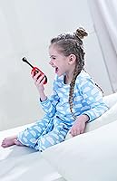 Vista 5 de LEXiBOOK Miraculous - Walkie-Talkies digitales para niños - Rango de transmisión de 1.2 mi, función de luz morse, clip para cinturón