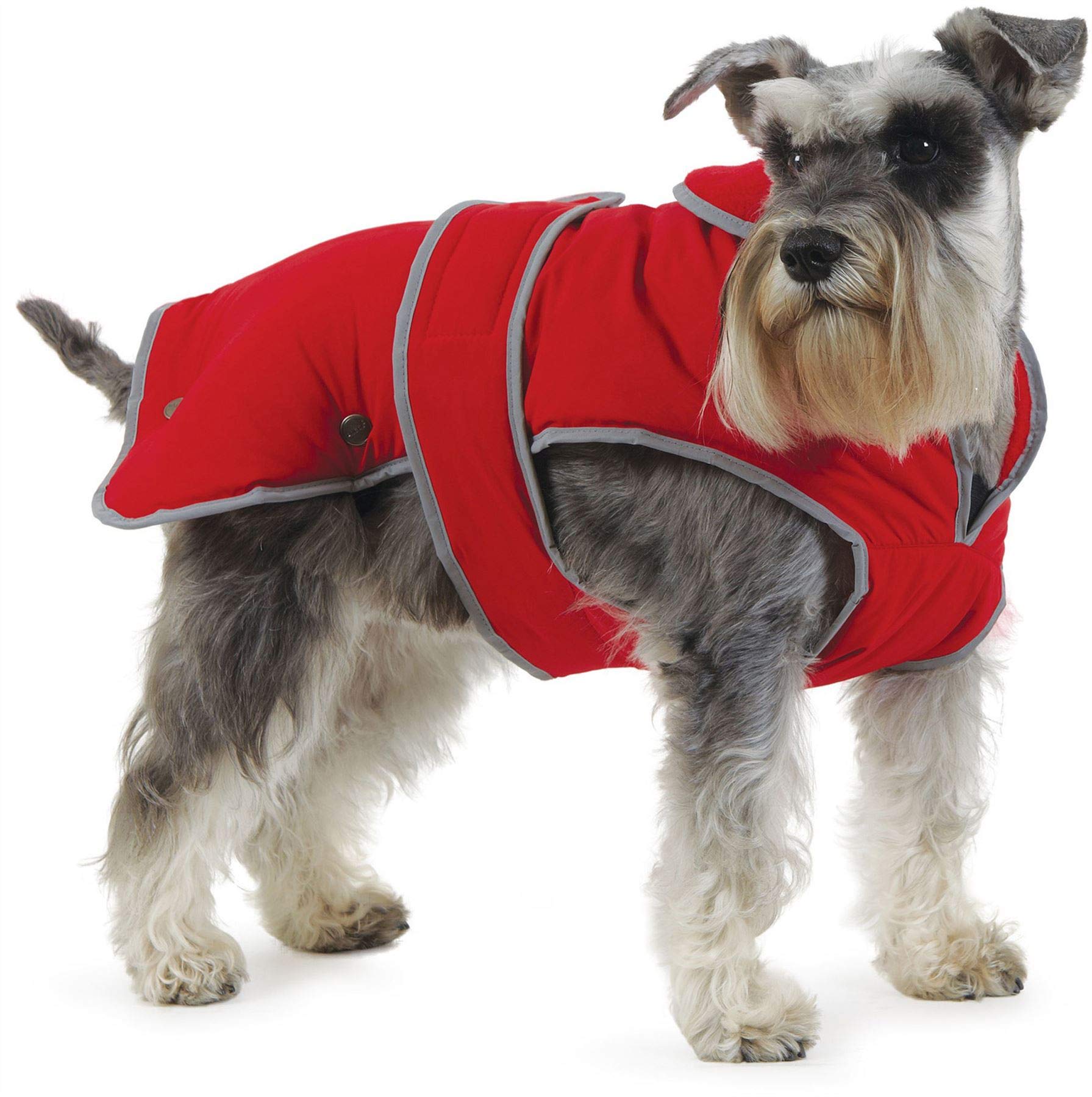 Ancol Muddy Paws Stormguard Fleece Lined Coat & Chest Protector Xxlarge Red