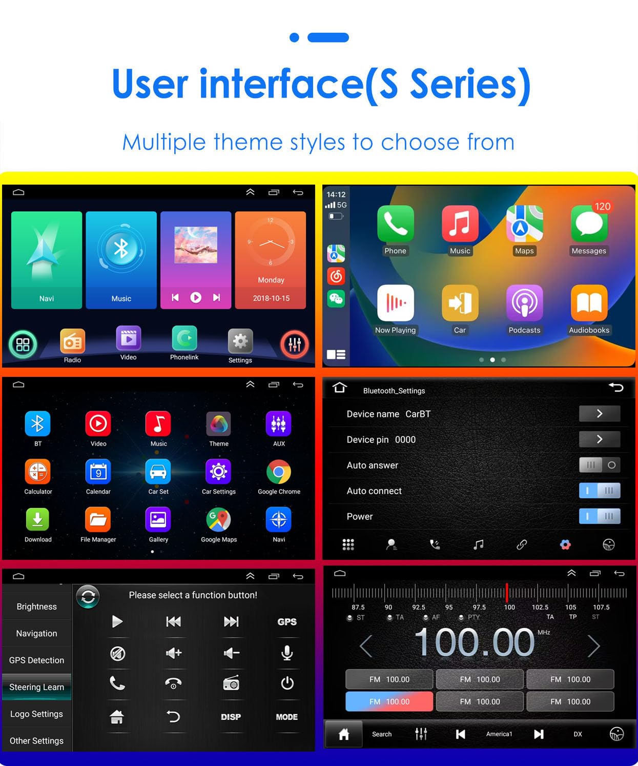 10 Zoll Touchscreen GPS Navi Navigationsgerät für Auto PKW LKW Navigation mit Europa UK 52 Karten,Lebenslang kostenloses Kartenupdate