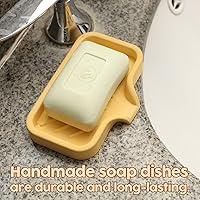 Vista 7 de Molde de silicona para jabonera de hormigón con drenaje, soporte de jabón de cemento para ducha/baño, herramientas de fabricación de bandejas