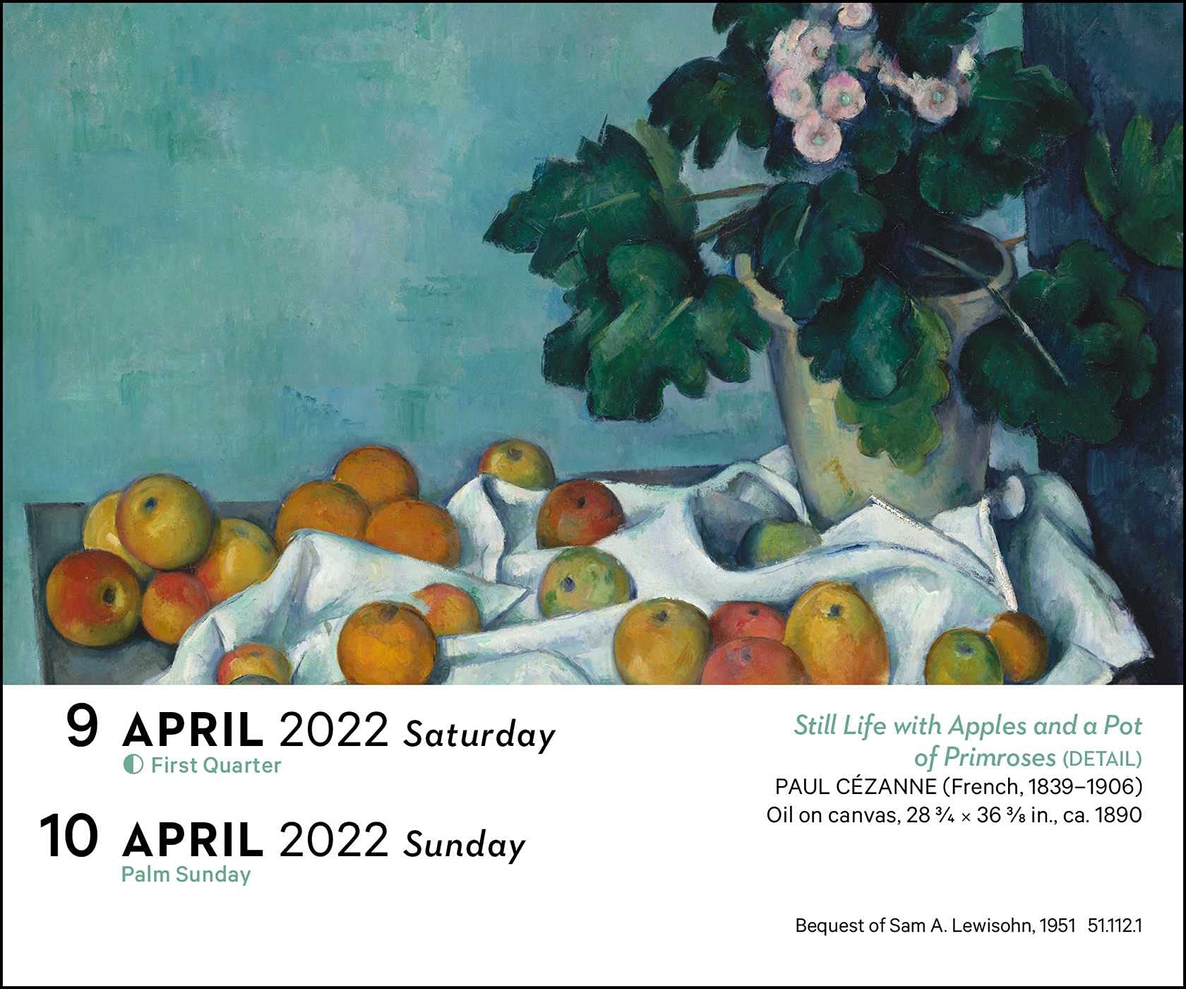 Impressionism and Post-Impressionism 2022 Day-to-Day Calendar