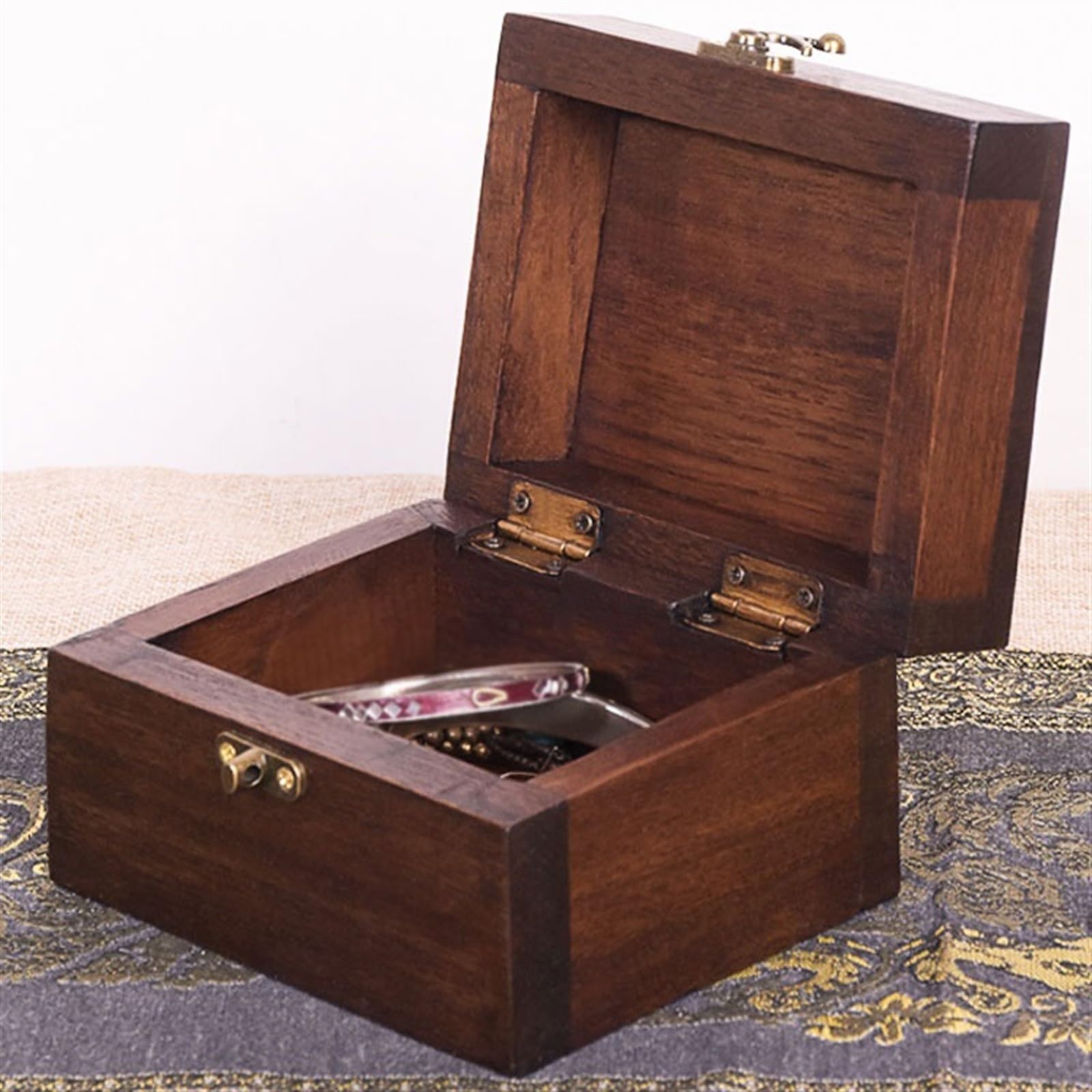 ジュエリー収納ボックスチャイニーズスタイルジュエリーロックボックス