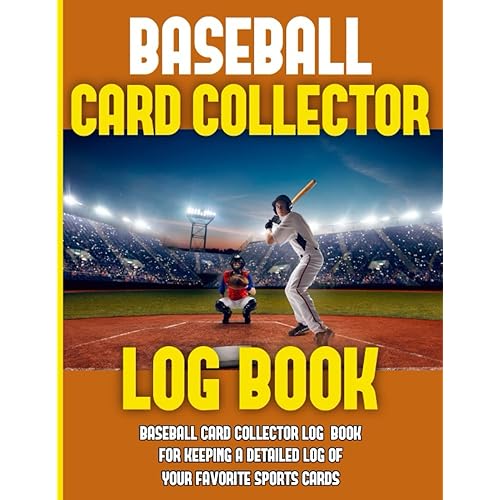 Baseball Card Collector Log Book: Sport trading card collection journal, Inventory tracking and record keeping logbook to sort collectable sporting cards
