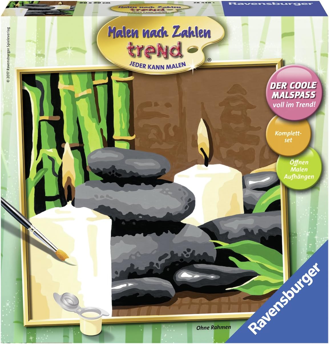 Ravensburger 284481 "Trend Candlelight Painting By Numbers Set