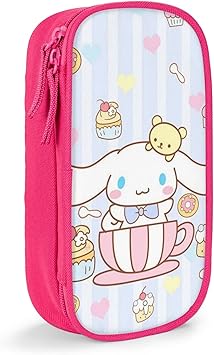 Amazon ペンケース シナモロール ペンケース 筆箱おしゃれ大容量多機能二層ペンポーチ 女の子化粧ポーチ男の子文房具収納ポーチ高校生中学生小学生人気かわいい アニメ筆入れ 子供入場に最適なギフト ペンケース 文房具 オフィス用品