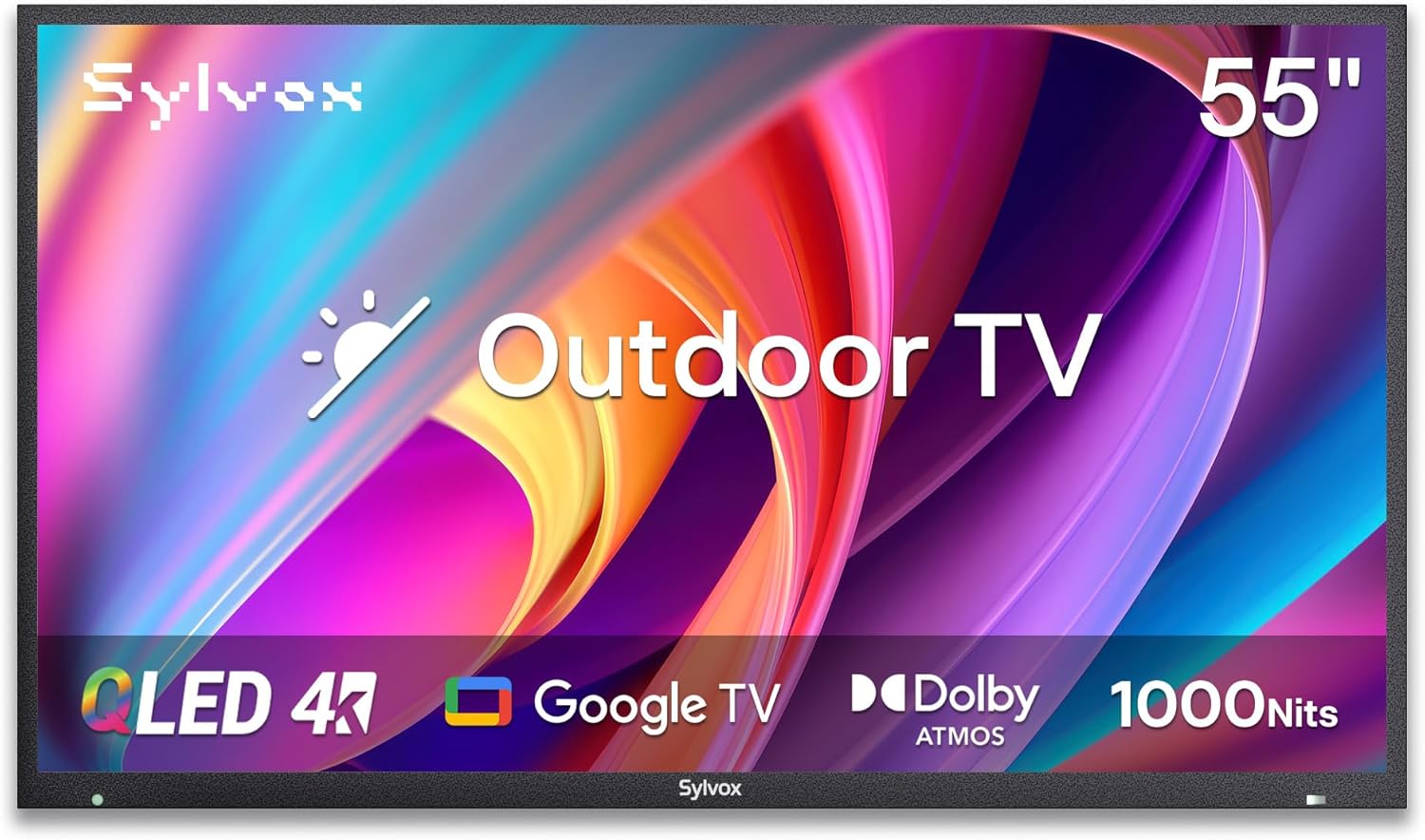 SYLVOX New 55” Outdoor Smart QLED TV