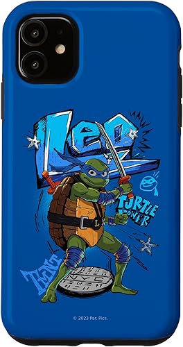 iPhone 11 Teenage Mutant Ninja Turtles Mutant Mayhem Leo Turtle Power Case