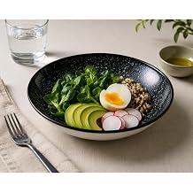 Bonna Cosmos Black Porselen Kase, 470 cc, 1 Par a, Siyah, Yuvarlak,  orba ve Sunum i in