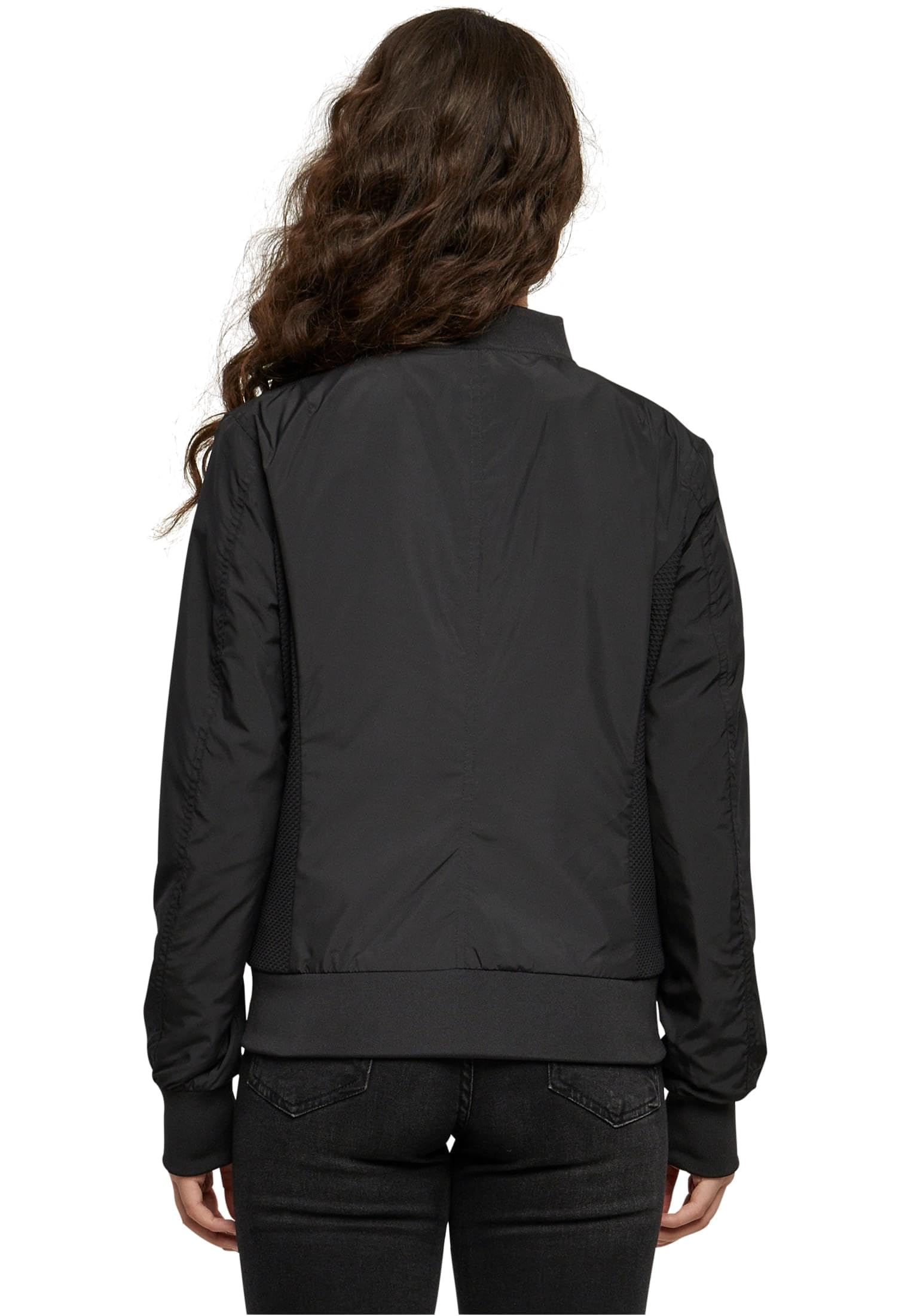 URBAN CLASSICS Chaqueta Bomber para Mujer con Bolsillos, Chaqueta Entretiempo otoño y primavera, Cazadora Acolchada de Corte Old School
