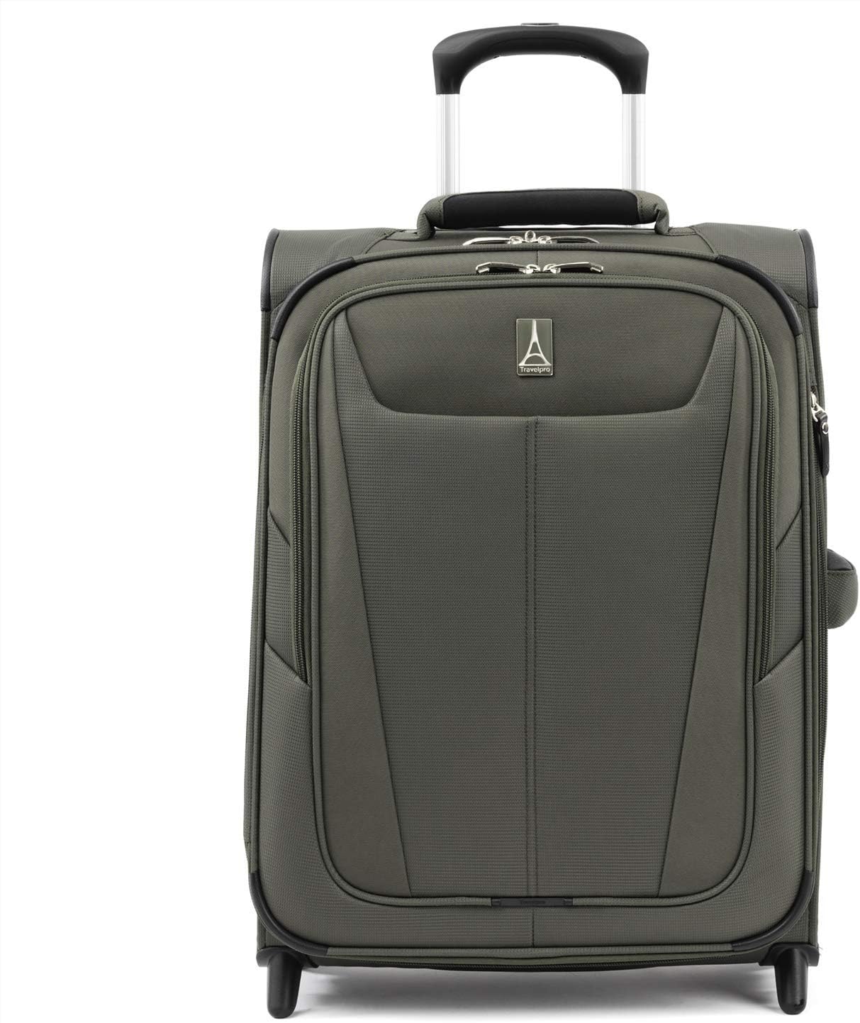  | Travelpro Maxlite 5 Softside Expandable Upright 2 Wheel Luggage, Lightweight Suitcase, Men and Women, Slate Green, Carry-On 20-Inch | Suitcases