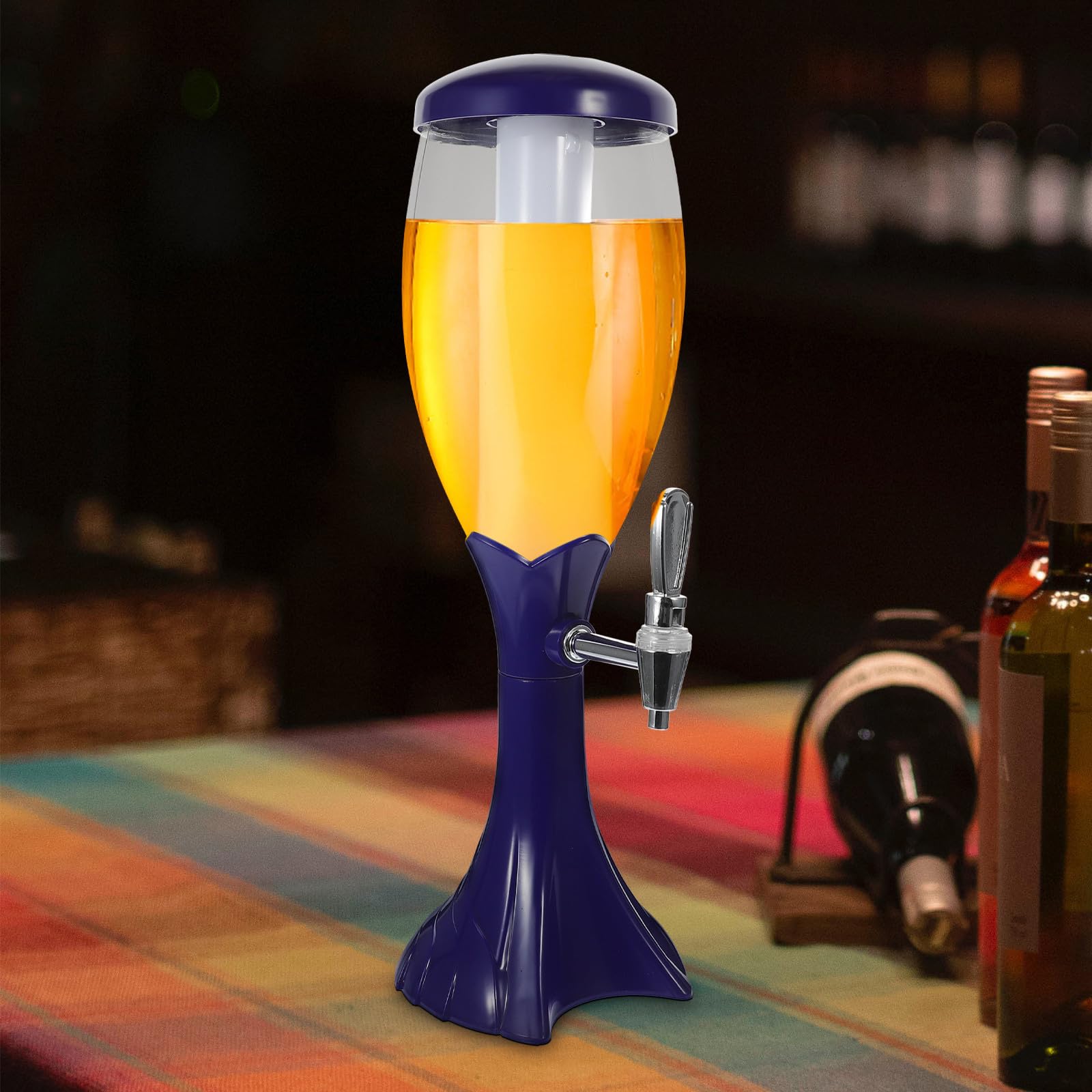 Getränkespender 1,5l aus ABS und PC mit Zuggriff für Bier und Cocktails